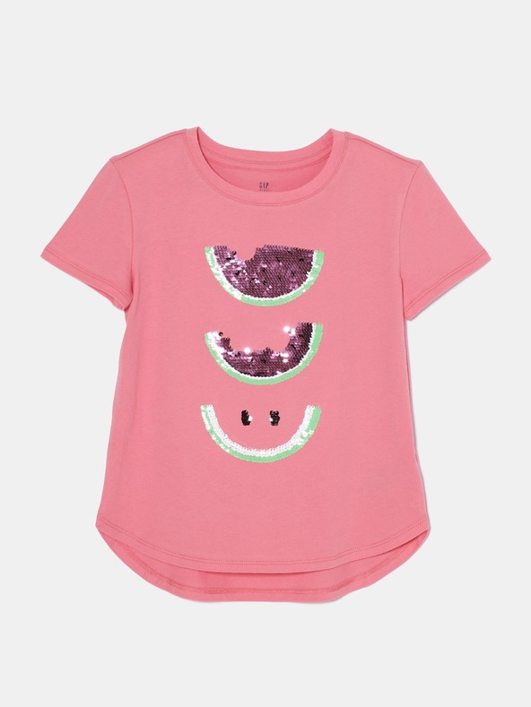 GAP Kinder T-Shirt mit Pailletten GAP