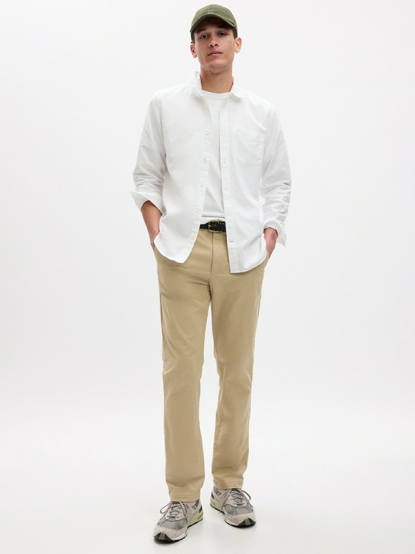 GAP Hose modern khaki in straight fit GapFlex GAP