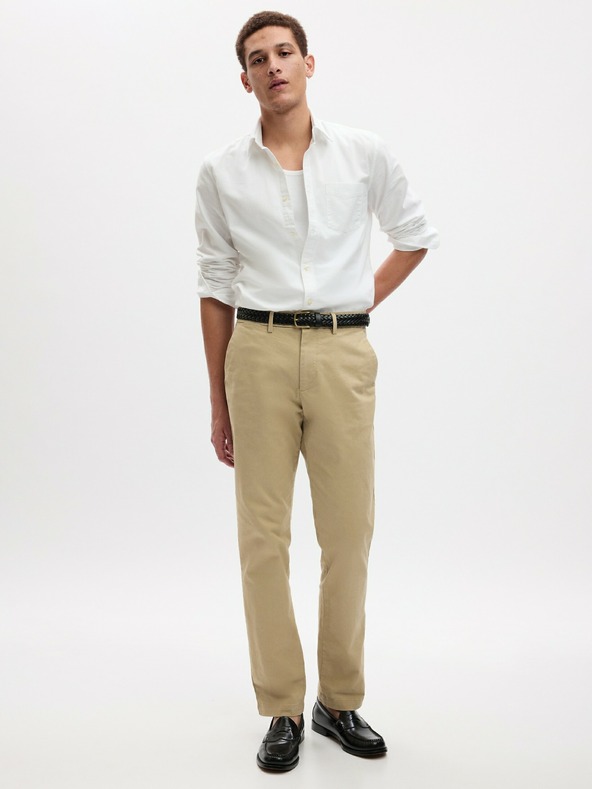 GAP Hose modern khaki in straight fit GapFlex GAP