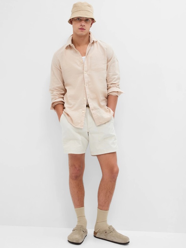 GAP Leinenhemd in Standard-Passform GAP