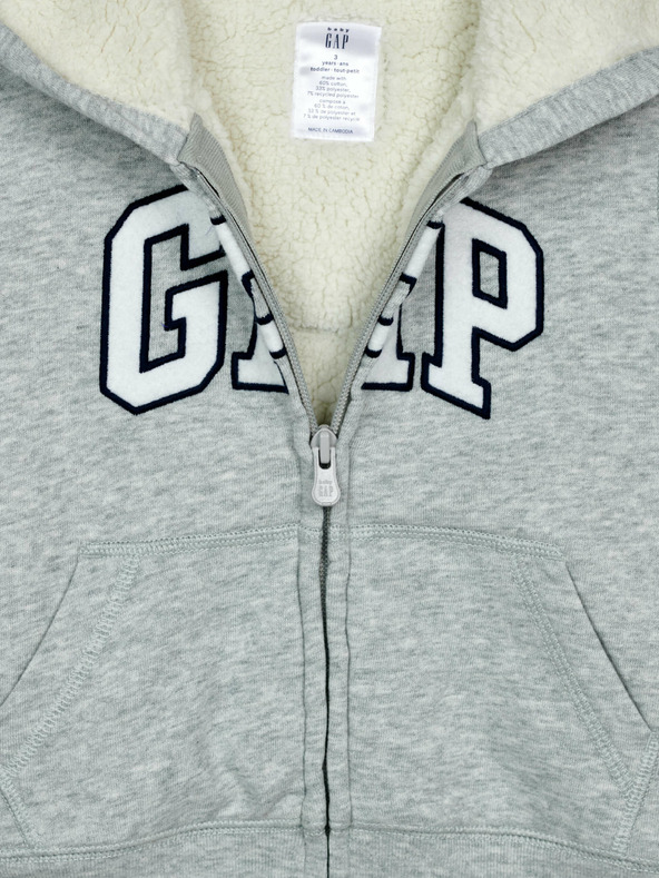 GAP Kinder-Sweatjacke gefüttert Logo GAP