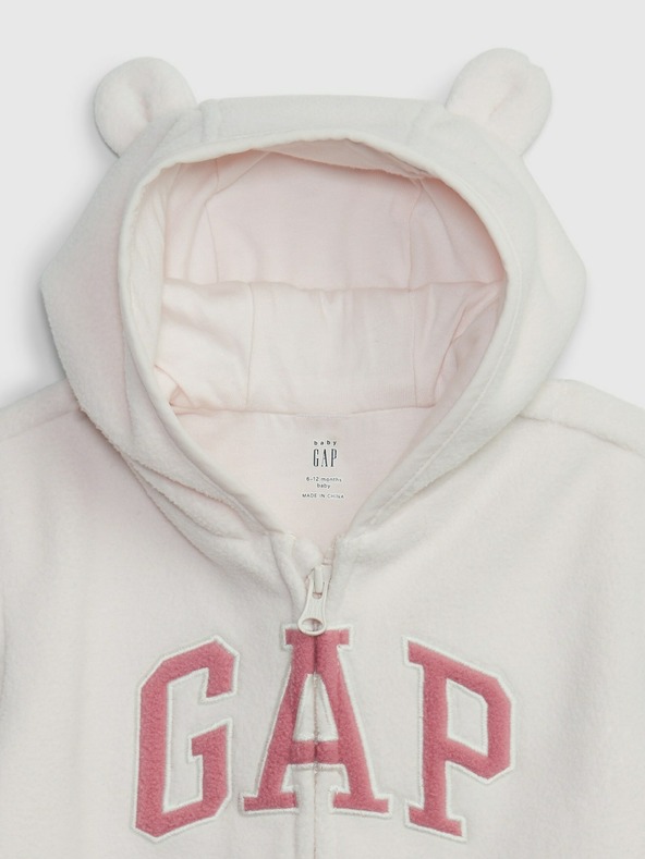 GAP Baby-Strampler Fleece mit Logo GAP
