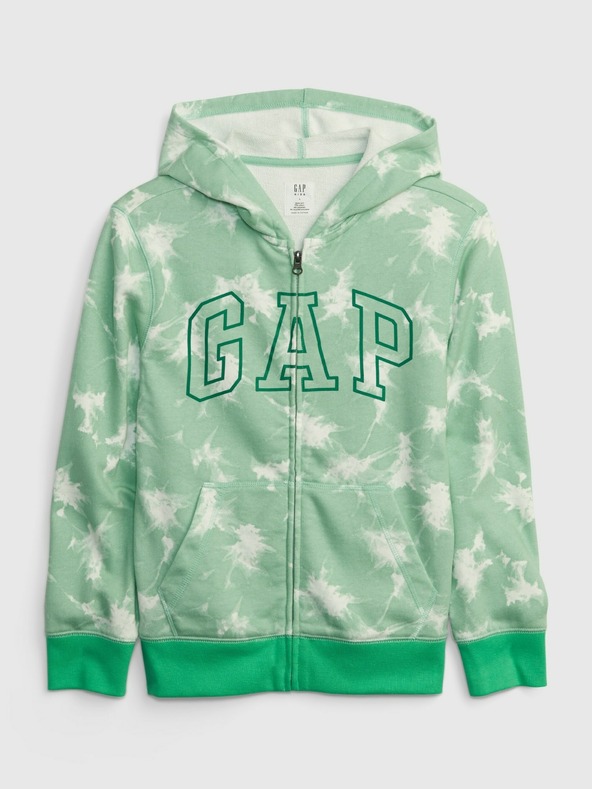 GAP Kinder-Sweatjacke mit GAP Logo und Kapuze