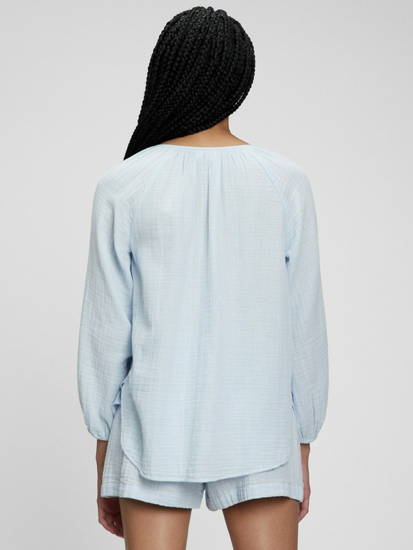 GAP Baumwollhemd ohne Kragen GAP