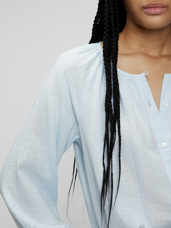 GAP Baumwollhemd ohne Kragen GAP