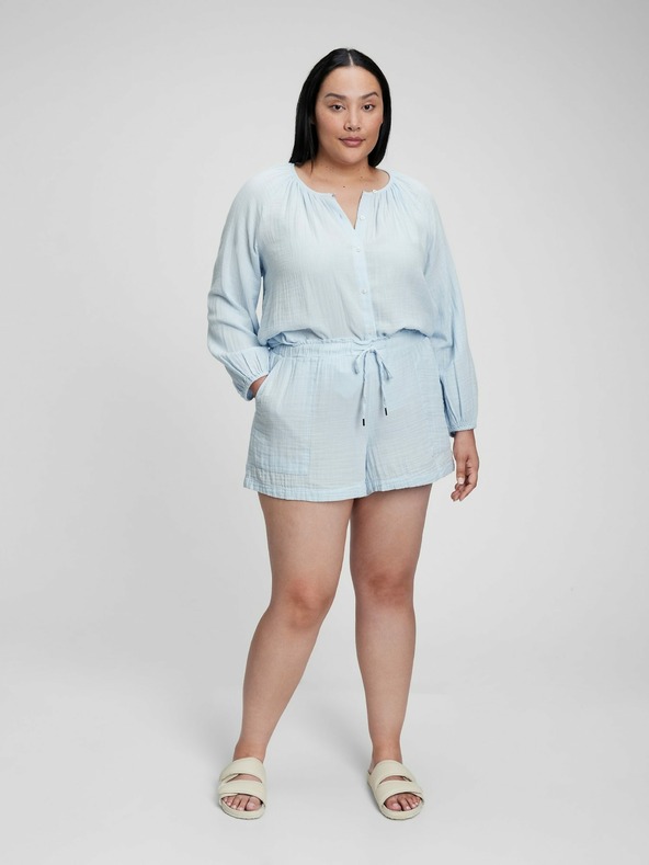 GAP Baumwollhemd ohne Kragen GAP