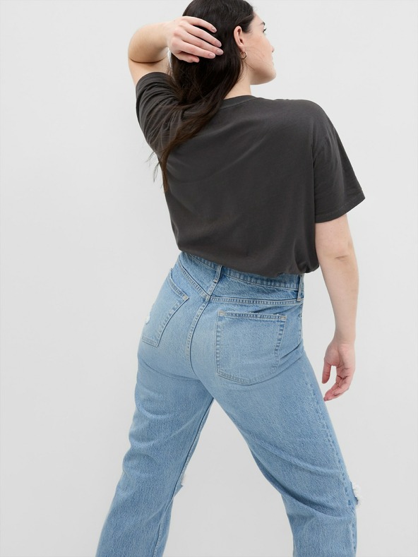 GAP T-Shirt mit geblümtem Logo GAP