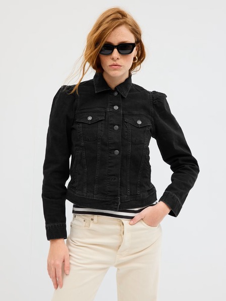 GAP Damen Jeansjacke mit Puffärmeln GAP