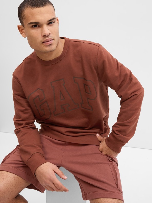 GAP Sweatshirt mit Logo und Fleece GAP