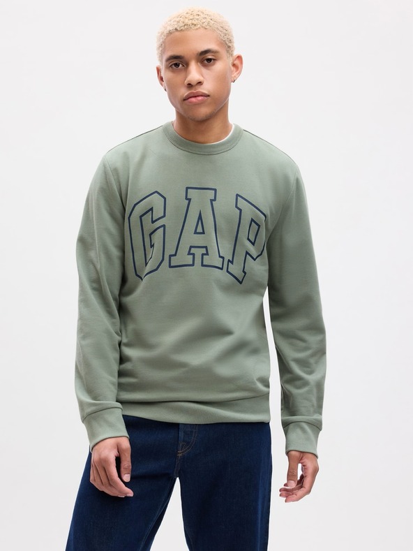 GAP Sweatshirt mit Logo und Fleece GAP