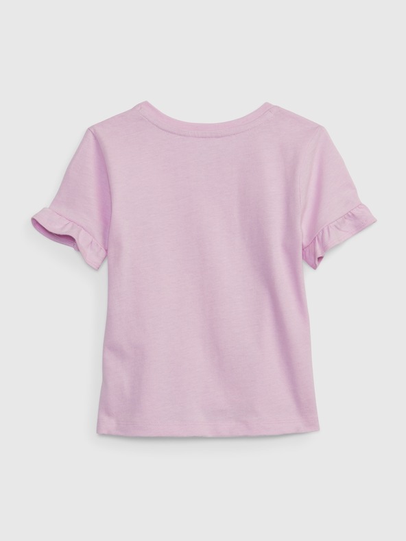 GAP Baby T-Shirt with GAP Logo and Ruffle