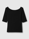 GAP T-Shirt mit U-Boot-Ausschnitt cropped GAP