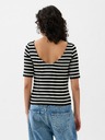GAP T-Shirt mit U-Boot-Ausschnitt cropped GAP