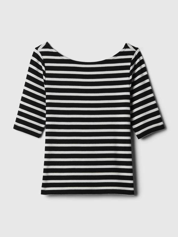 GAP T-Shirt mit U-Boot-Ausschnitt cropped GAP