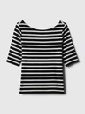 GAP T-Shirt mit U-Boot-Ausschnitt cropped GAP