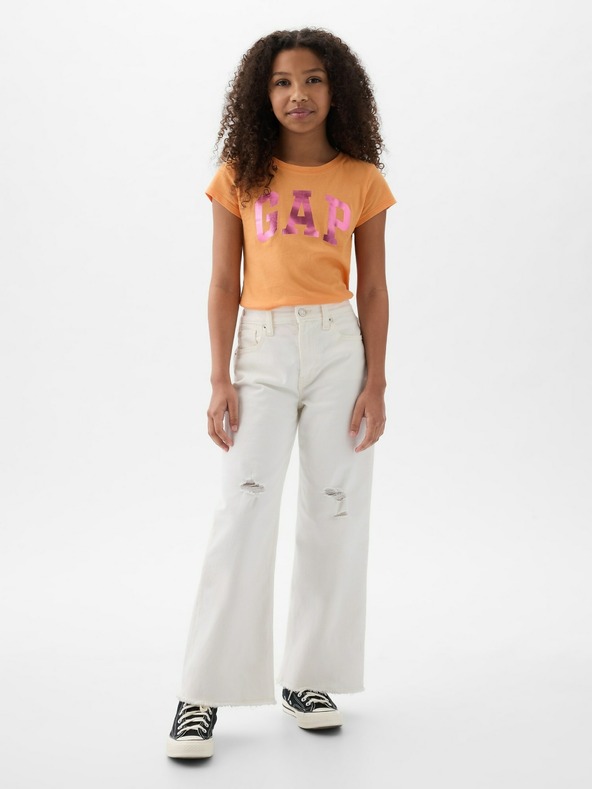 GAP Kinder T-Shirt mit metallischem Logo GAP