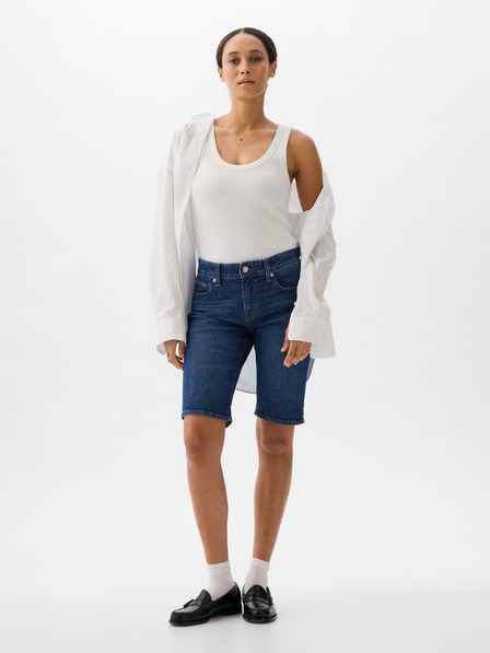 GAP Mid Rise Denim Shorts GAP