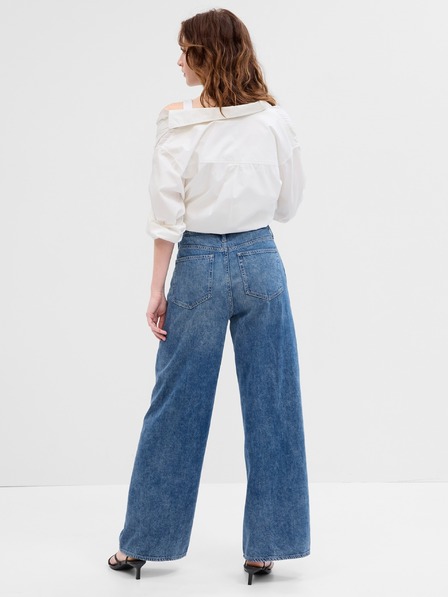 GAP High Rise Wide-Leg Washwell-Jeans GAP