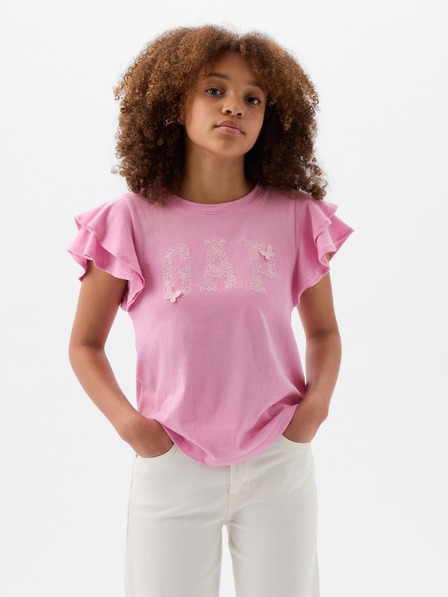 GAP Kinder-T-Shirt mit Rüschen GAP