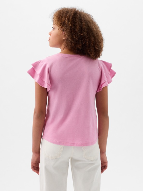 GAP Kinder-T-Shirt mit Rüschen GAP