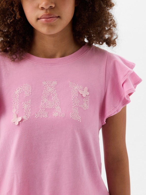 GAP Kinder-T-Shirt mit Rüschen GAP