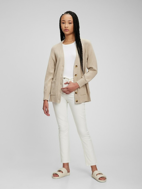 GAP Boyfriend Strickjacke mit Taschen GAP