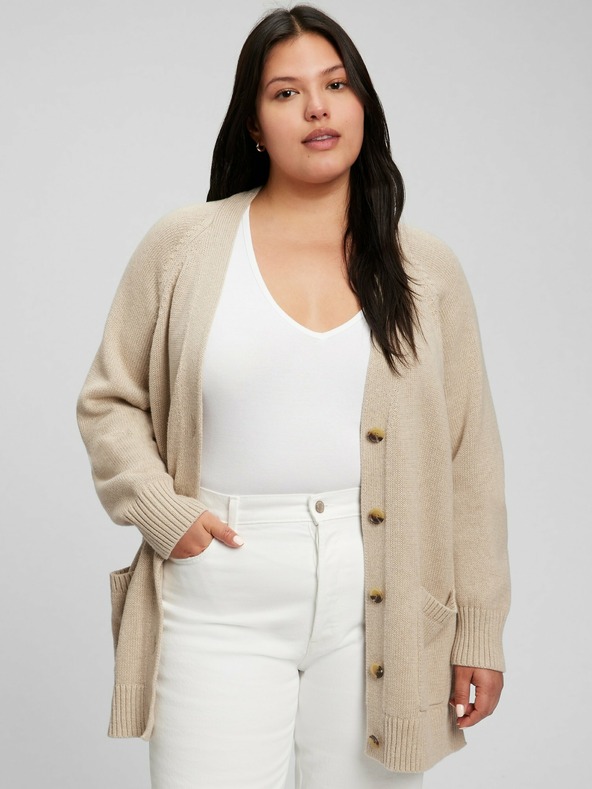 GAP Boyfriend Strickjacke mit Taschen GAP