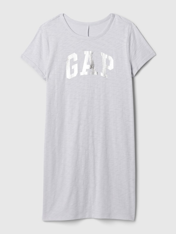 GAP Kleid mit Metallic-Logo GAP