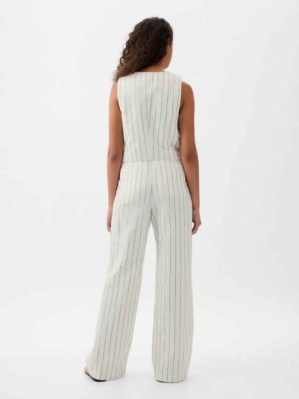 GAP Gestreifte Leinenweste GAP