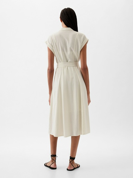 GAP Midikleid aus Leinenmischung GAP