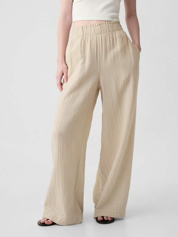 GAP Damen-Musselin-Hose Wide GAP
