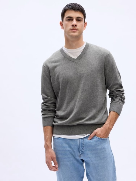 GAP Strickpullover mit V-Ausschnitt GAP