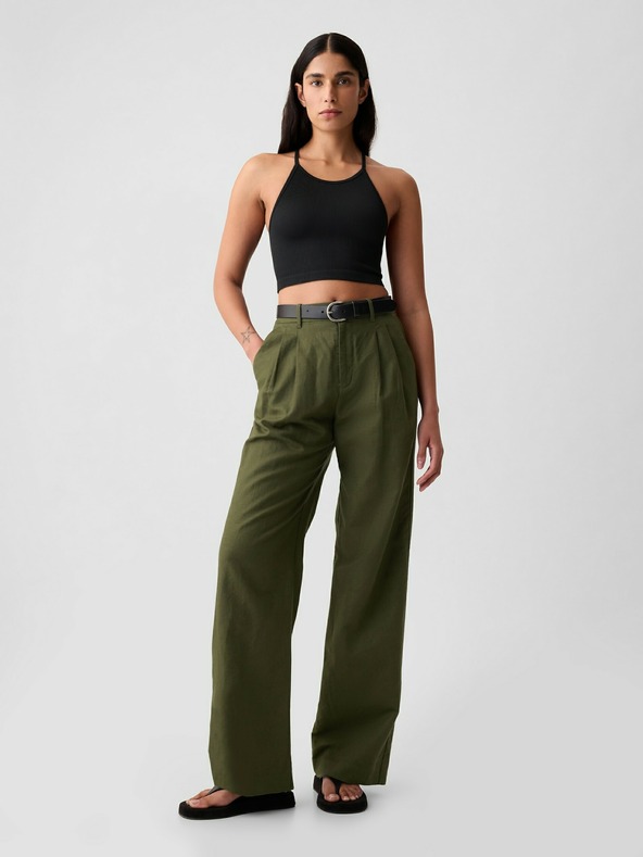 GAP Damen-Leinenhose 365 mit hohem Bund GAP