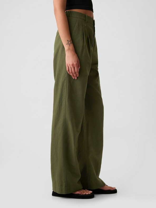 GAP Damen-Leinenhose 365 mit hohem Bund GAP