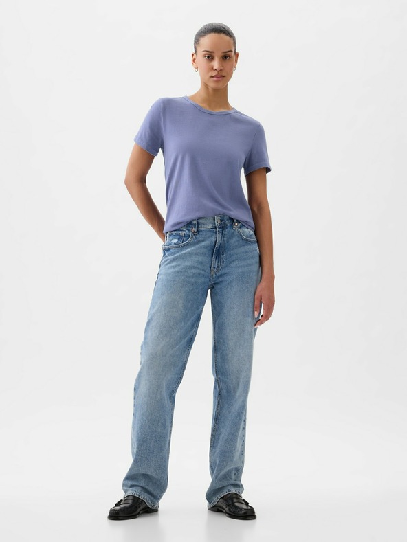 GAP Damen Baumwoll-T-Shirt Vintage GAP