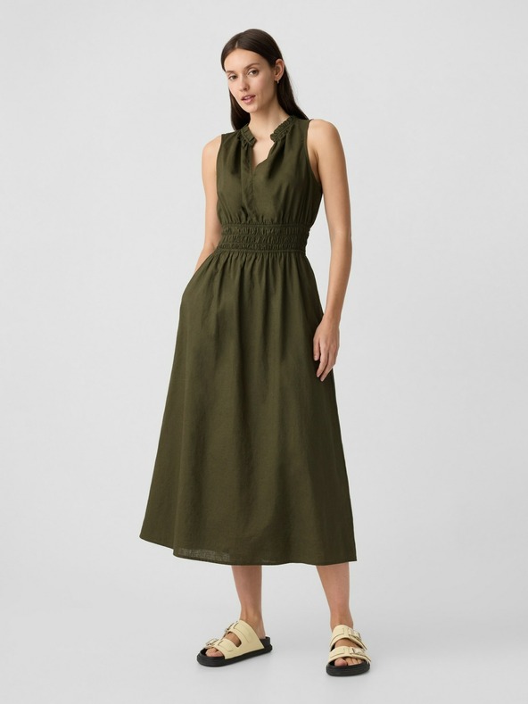 GAP Maxikleid aus Leinen GAP