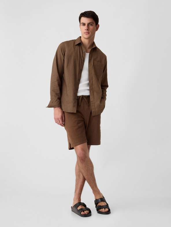 GAP Leinenhemd in Standard-Passform GAP