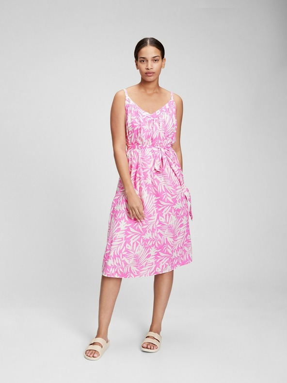 GAP Tropical Trägerkleid Midi GAP