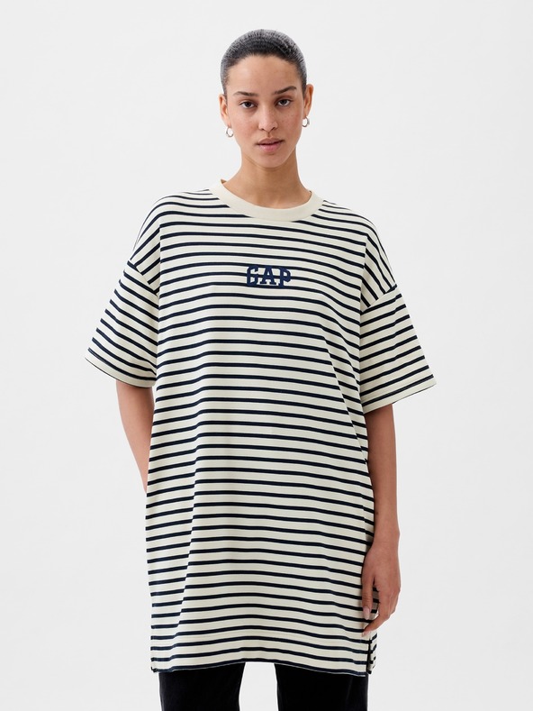 GAP Kleid mit Logo Oversize GAP