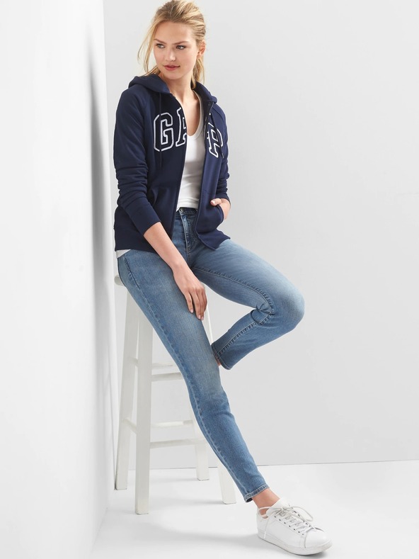 GAP Sweatshirt GAP Logo Reißverschluss