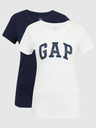 GAP T-Shirts mit GAP Logo, 2 Stück