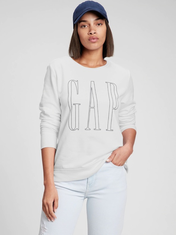 GAP Sweatshirt mit Logo und Schlitzen GAP