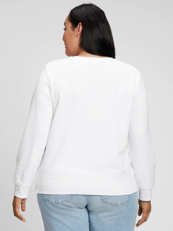 GAP Sweatshirt mit Logo und Schlitzen GAP