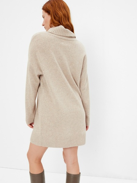 GAP Gestricktes Minikleid mit Rollkragen GAP