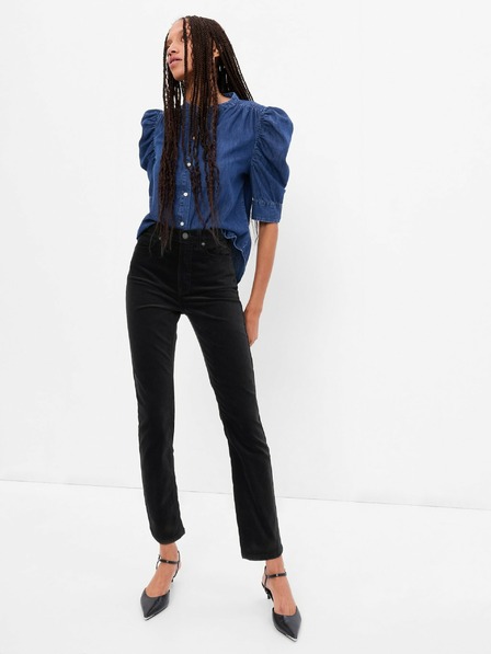 GAP Damen-Vintage-Slim-Samtjeans GAP
