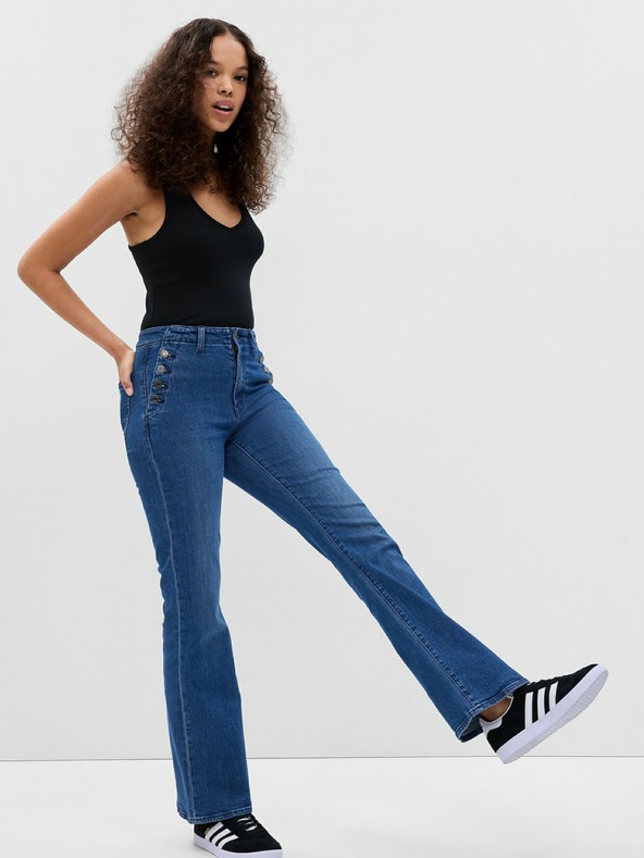GAP Flare Jeans High Rise '70s Washwell GAP