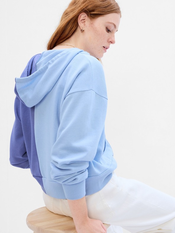 GAP Zweifarbiger Sweatjacke mit Kapuze GAP