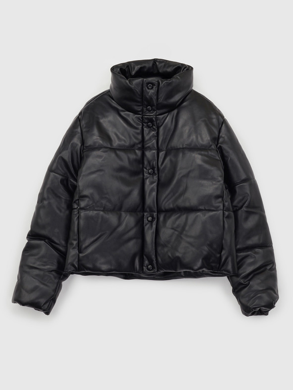 GAP Kunstleder Jacke crop GAP