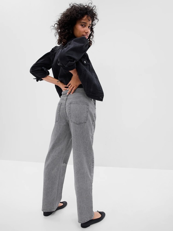 GAP Loose Mid Rise Destructed '90s-Jeans GAP