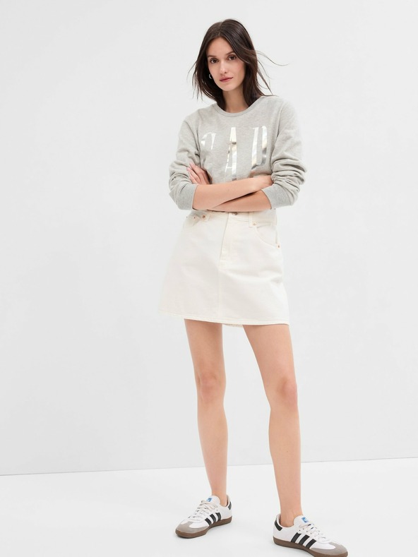 GAP Sweatshirt mit Logo und Schlitzen GAP